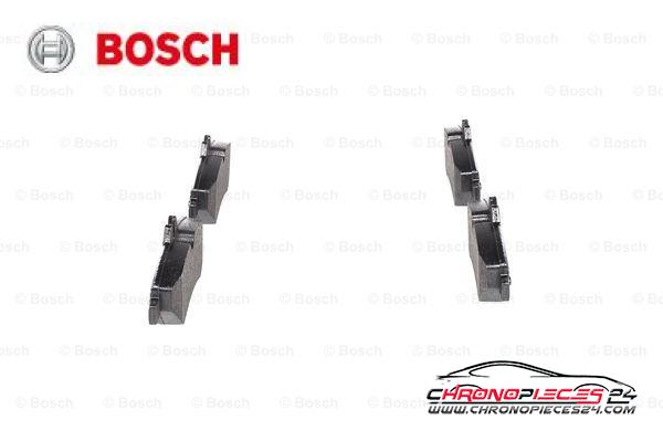 Achat de BOSCH 0 986 494 123 Kit de plaquettes de frein, frein à disque pas chères