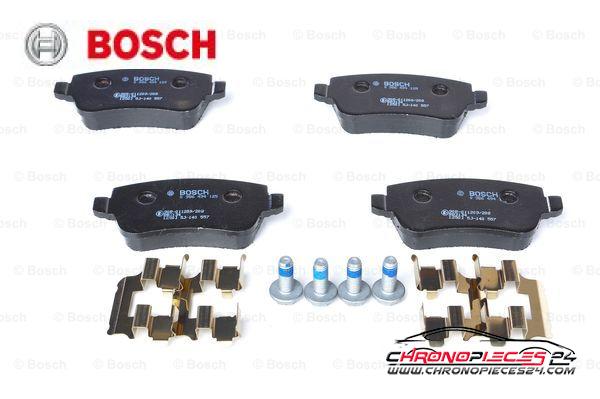 Achat de BOSCH 0 986 494 125 Kit de plaquettes de frein, frein à disque pas chères