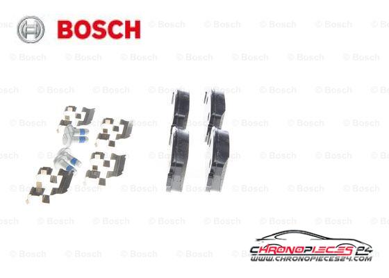 Achat de BOSCH 0 986 494 126 Kit de plaquettes de frein, frein à disque pas chères