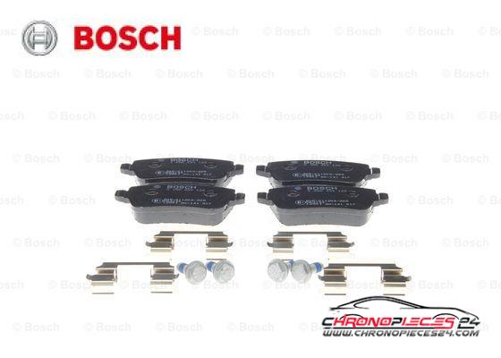 Achat de BOSCH 0 986 494 126 Kit de plaquettes de frein, frein à disque pas chères