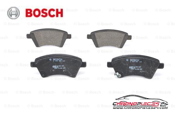 Achat de BOSCH 0 986 494 129 Kit de plaquettes de frein, frein à disque pas chères