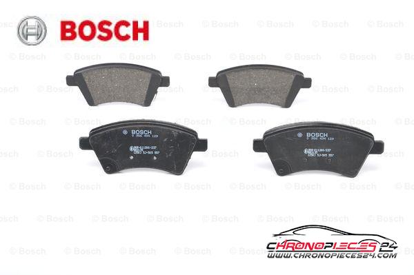 Achat de BOSCH 0 986 494 129 Kit de plaquettes de frein, frein à disque pas chères