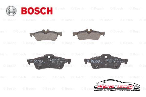 Achat de BOSCH 0 986 494 130 Kit de plaquettes de frein, frein à disque pas chères