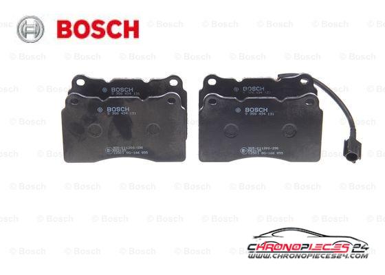 Achat de BOSCH 0 986 494 131 Kit de plaquettes de frein, frein à disque pas chères