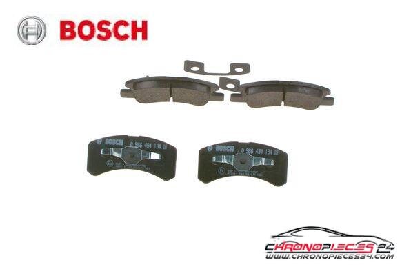 Achat de BOSCH 0 986 494 134 Kit de plaquettes de frein, frein à disque pas chères