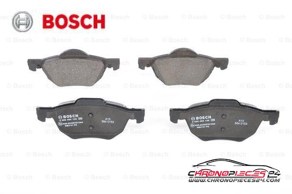 Achat de BOSCH 0 986 494 135 Kit de plaquettes de frein, frein à disque pas chères