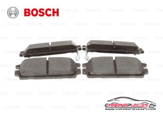 Achat de BOSCH 0 986 494 137 Kit de plaquettes de frein, frein à disque pas chères