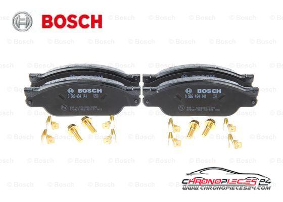 Achat de BOSCH 0 986 494 141 Kit de plaquettes de frein, frein à disque pas chères