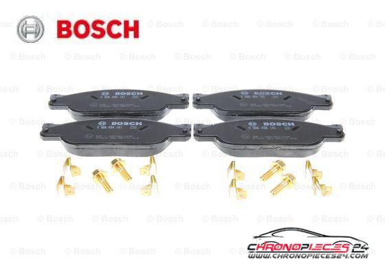 Achat de BOSCH 0 986 494 141 Kit de plaquettes de frein, frein à disque pas chères