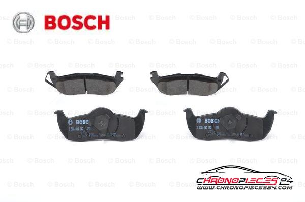 Achat de BOSCH 0 986 494 142 Kit de plaquettes de frein, frein à disque pas chères