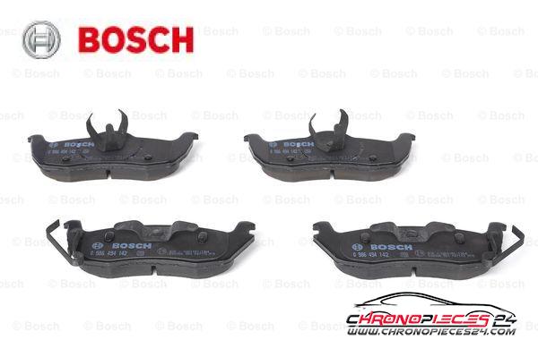 Achat de BOSCH 0 986 494 142 Kit de plaquettes de frein, frein à disque pas chères