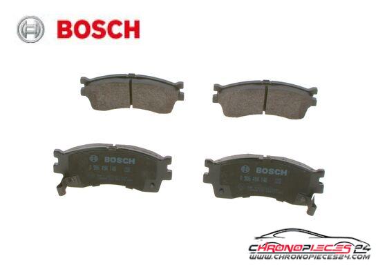 Achat de BOSCH 0 986 494 146 Kit de plaquettes de frein, frein à disque pas chères