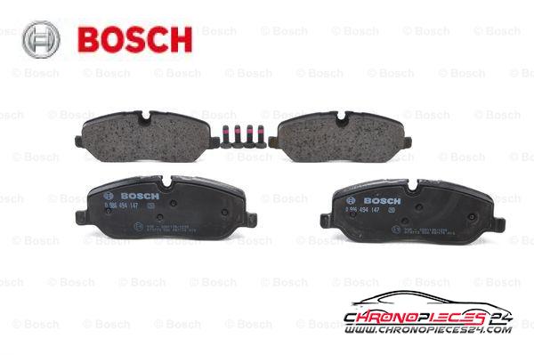 Achat de BOSCH 0 986 494 147 Kit de plaquettes de frein, frein à disque pas chères