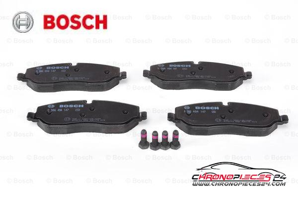 Achat de BOSCH 0 986 494 147 Kit de plaquettes de frein, frein à disque pas chères