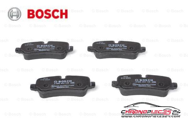 Achat de BOSCH 0 986 494 148 Kit de plaquettes de frein, frein à disque pas chères