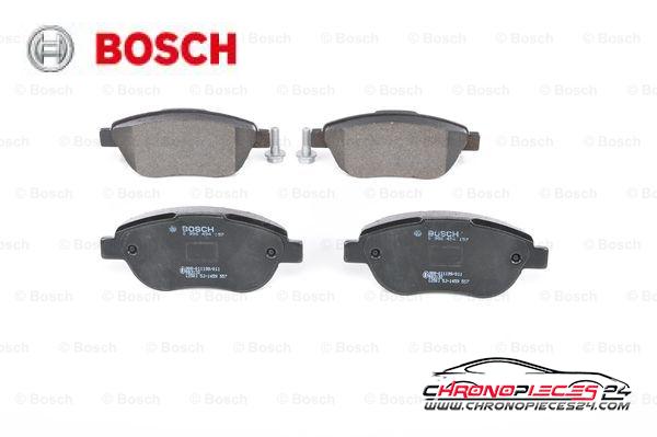 Achat de BOSCH 0 986 494 157 Kit de plaquettes de frein, frein à disque pas chères