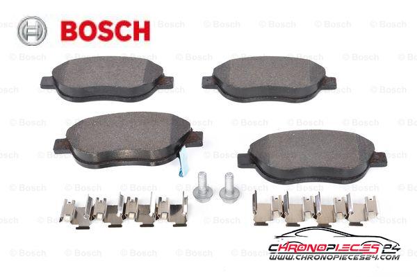 Achat de BOSCH 0 986 494 157 Kit de plaquettes de frein, frein à disque pas chères