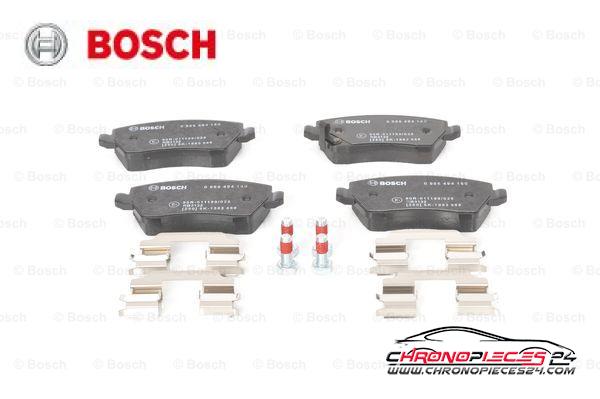 Achat de BOSCH 0 986 494 160 Kit de plaquettes de frein, frein à disque pas chères