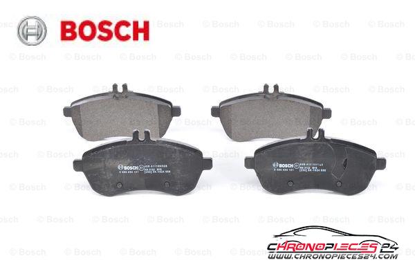 Achat de BOSCH 0 986 494 161 Kit de plaquettes de frein, frein à disque pas chères