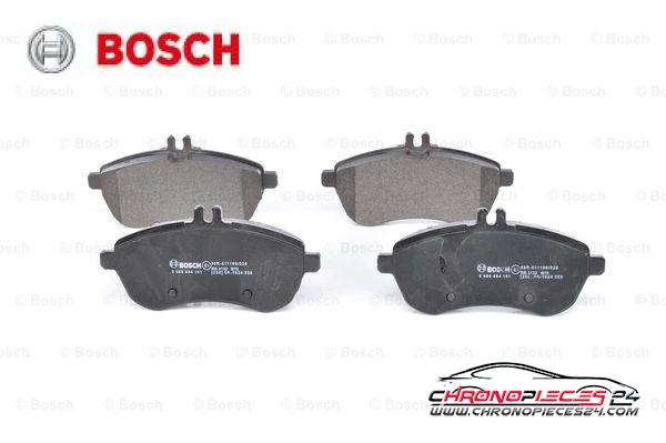 Achat de BOSCH 0 986 494 161 Kit de plaquettes de frein, frein à disque pas chères