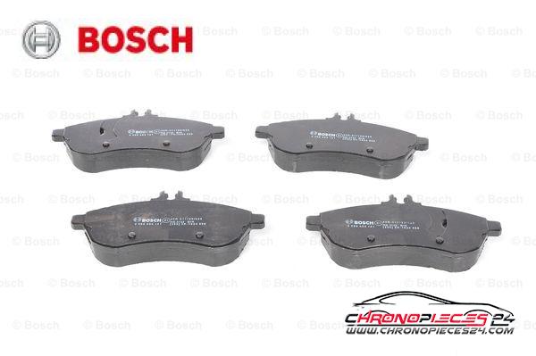 Achat de BOSCH 0 986 494 161 Kit de plaquettes de frein, frein à disque pas chères