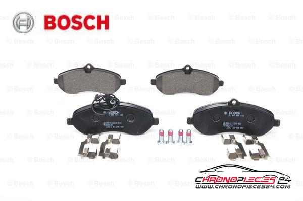 Achat de BOSCH 0 986 494 163 Kit de plaquettes de frein, frein à disque pas chères