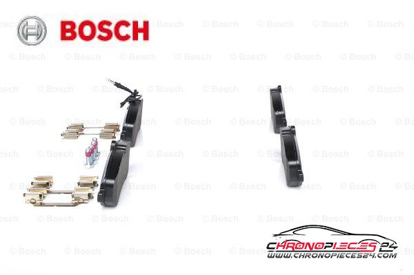 Achat de BOSCH 0 986 494 163 Kit de plaquettes de frein, frein à disque pas chères