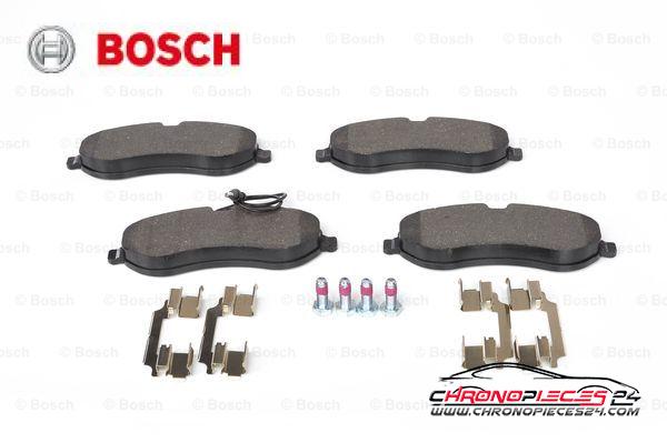 Achat de BOSCH 0 986 494 163 Kit de plaquettes de frein, frein à disque pas chères