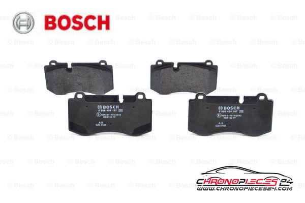 Achat de BOSCH 0 986 494 167 Kit de plaquettes de frein, frein à disque pas chères