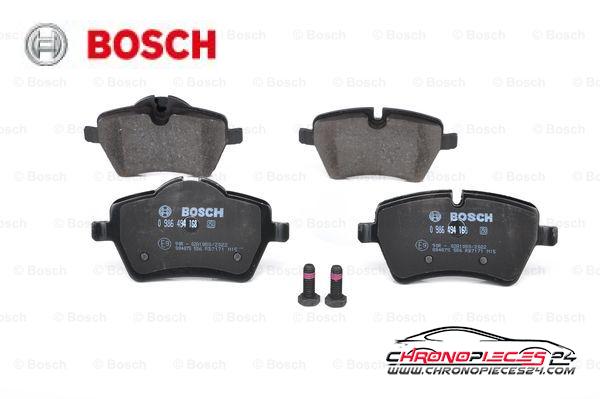 Achat de BOSCH 0 986 494 168 Kit de plaquettes de frein, frein à disque pas chères