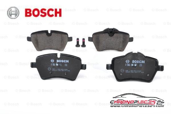 Achat de BOSCH 0 986 494 168 Kit de plaquettes de frein, frein à disque pas chères