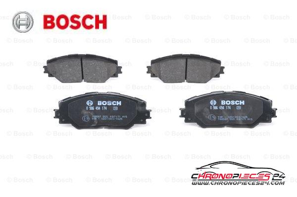 Achat de BOSCH 0 986 494 174 Kit de plaquettes de frein, frein à disque pas chères