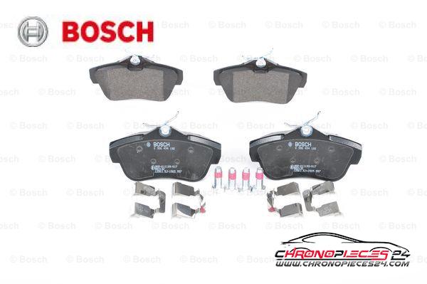 Achat de BOSCH 0 986 494 192 Kit de plaquettes de frein, frein à disque pas chères