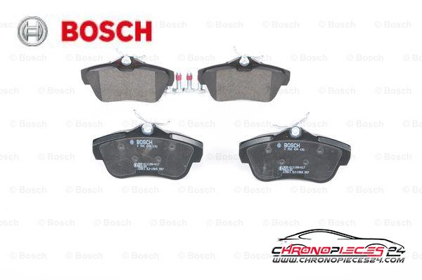 Achat de BOSCH 0 986 494 192 Kit de plaquettes de frein, frein à disque pas chères