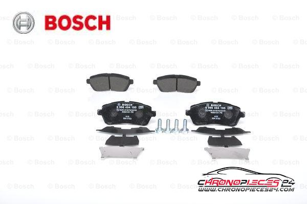 Achat de BOSCH 0 986 494 195 Kit de plaquettes de frein, frein à disque pas chères