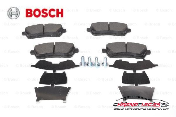 Achat de BOSCH 0 986 494 195 Kit de plaquettes de frein, frein à disque pas chères