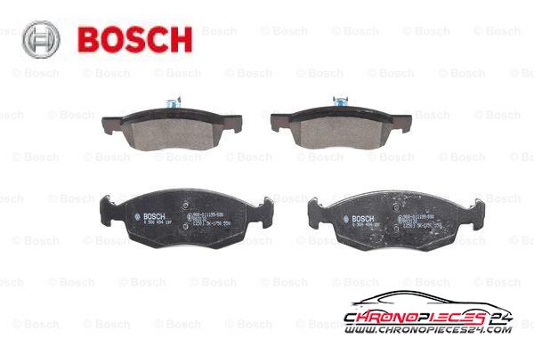 Achat de BOSCH 0 986 494 197 Kit de plaquettes de frein, frein à disque pas chères