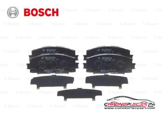 Achat de BOSCH 0 986 494 198 Kit de plaquettes de frein, frein à disque pas chères