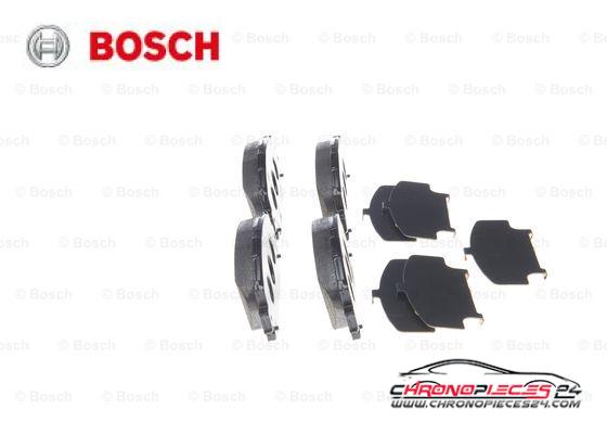 Achat de BOSCH 0 986 494 198 Kit de plaquettes de frein, frein à disque pas chères