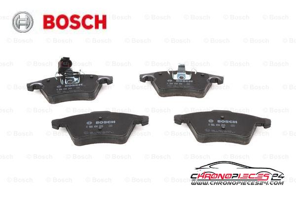 Achat de BOSCH 0 986 494 203 Kit de plaquettes de frein, frein à disque pas chères