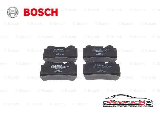 Achat de BOSCH 0 986 494 210 Kit de plaquettes de frein, frein à disque pas chères