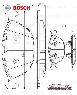 Achat de BOSCH 0 986 494 217 Kit de plaquettes de frein, frein à disque pas chères