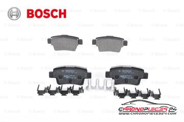 Achat de BOSCH 0 986 494 222 Kit de plaquettes de frein, frein à disque pas chères