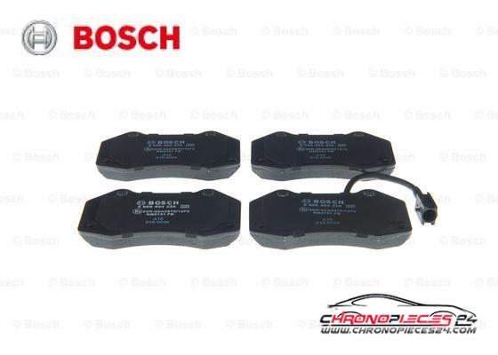 Achat de BOSCH 0 986 494 228 Kit de plaquettes de frein, frein à disque pas chères