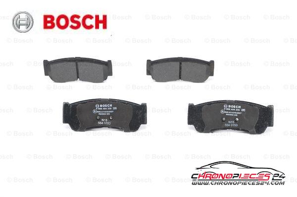 Achat de BOSCH 0 986 494 230 Kit de plaquettes de frein, frein à disque pas chères