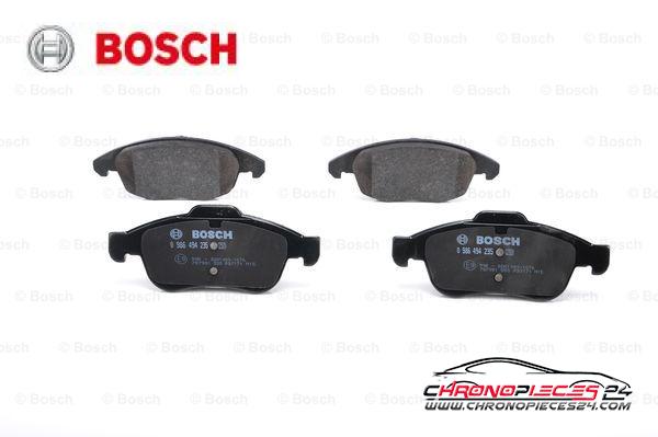 Achat de BOSCH 0 986 494 235 Kit de plaquettes de frein, frein à disque pas chères