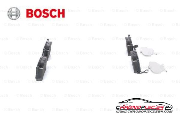 Achat de BOSCH 0 986 494 237 Kit de plaquettes de frein, frein à disque pas chères