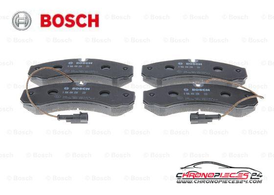 Achat de BOSCH 0 986 494 239 Kit de plaquettes de frein, frein à disque pas chères