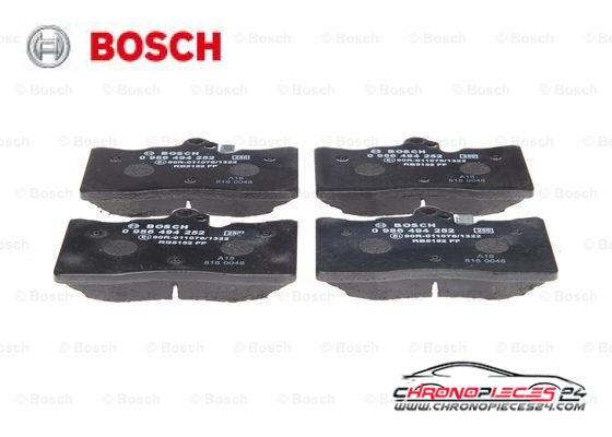 Achat de BOSCH 0 986 494 252 Kit de plaquettes de frein, frein à disque pas chères