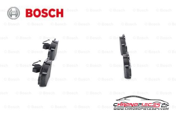 Achat de BOSCH 0 986 494 256 Kit de plaquettes de frein, frein à disque pas chères